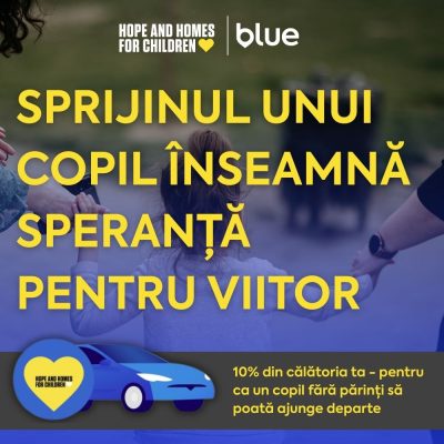Blue x Hope and Homes for Children 💙💛